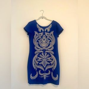 Royal Blue Shift Dress